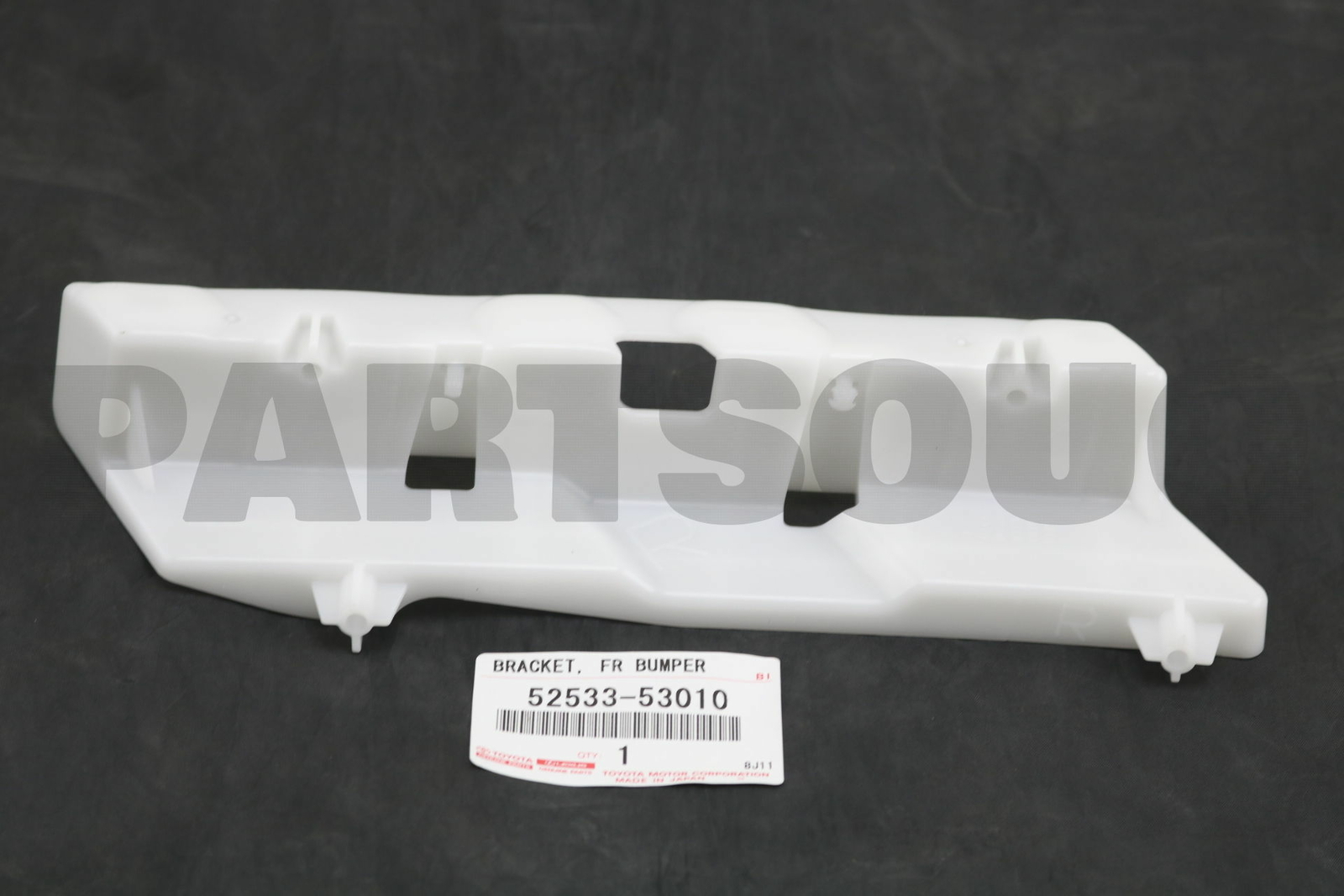 5253353010 Genuine Toyota BRACKET, FRONT BUMPER RETAINER, NO.1 