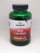 Swanson Soy Lecithin, 90 softgels. Expiration date- 07/2025