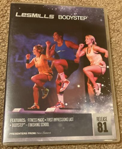 Les Mills BODYSTEP 81 DVD, CD, Notes Booklet Full Kit BODY STEP Cardio Workout - Picture 1 of 4