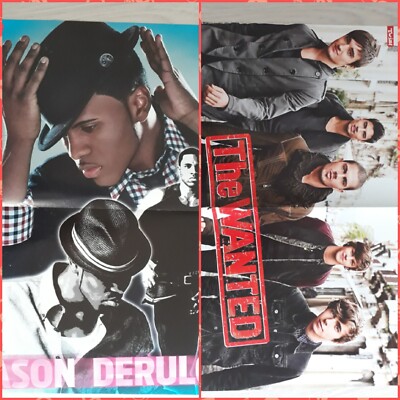 The Wanted & Jason Derulo Poster Sammlung Gr. M