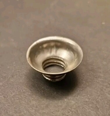 1 Stück Fassung f. Glühbirne G10, Metall, Frontscheinwerfer NOS Vintage Fahrrad 