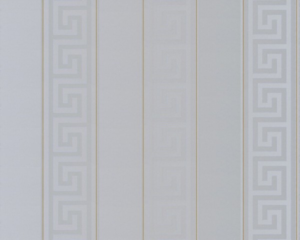 Versace Home Tapete Vlies Streifen Grau Gold Glanz 93524-5 (7,81€/1Qm)-image