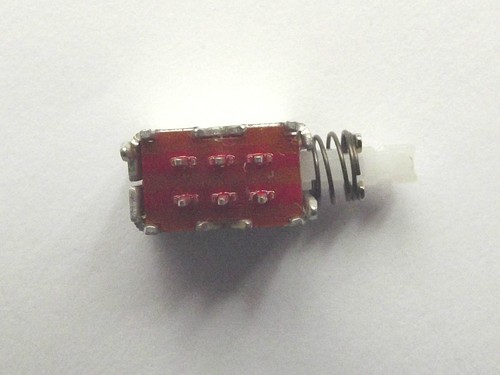 Pushbutton Switch DPDT 0.2A 30VDC Right/Angle 6 pin On-On PN22SJNA03QE - Picture 3 of 4
