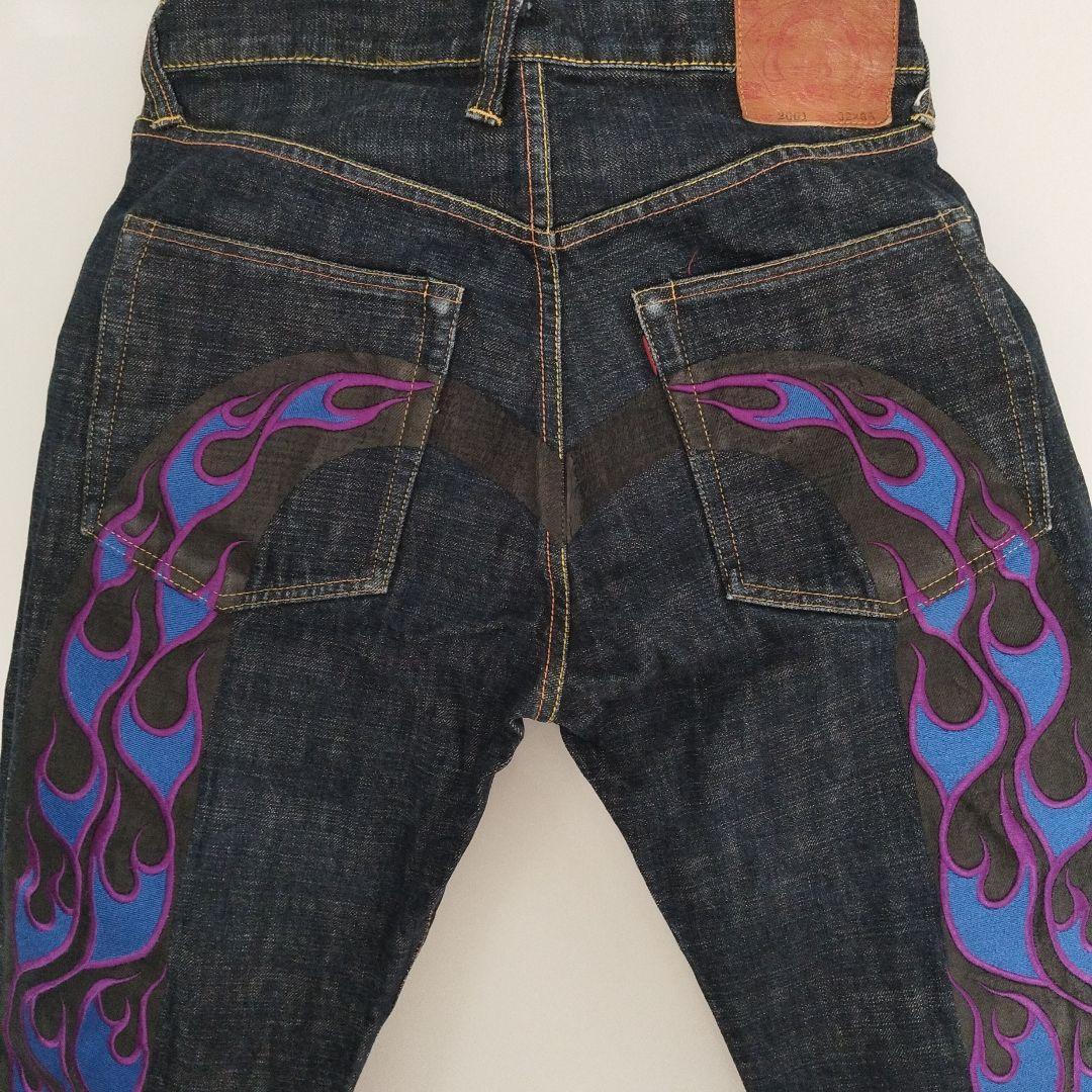 パンツ EVISU DAIKOKU BLUE W32 Evisu daikoku japan - Gem