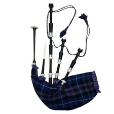 New Scottish Great Bagpipes Haif Set Amounts/Rosewood Bagpipe Black Color