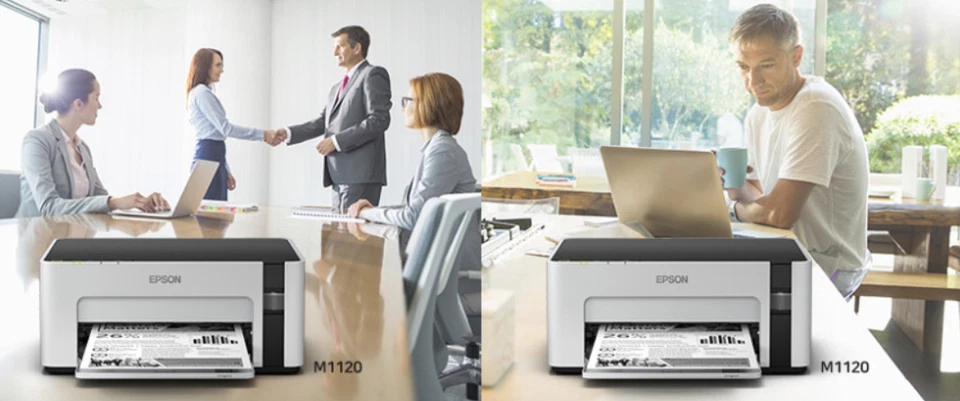 Epson EcoTank M1120 Mono Ink Tank System Wi-Fi Wireless Ink Printer W/H Ink - Image 2 of 4