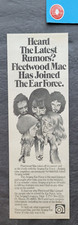 Fleetwood Mac Ampeg Amplifiers Promo Print Advertisement Vintage 1978
