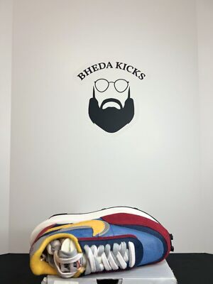 nike sacai ld waffle blue multi