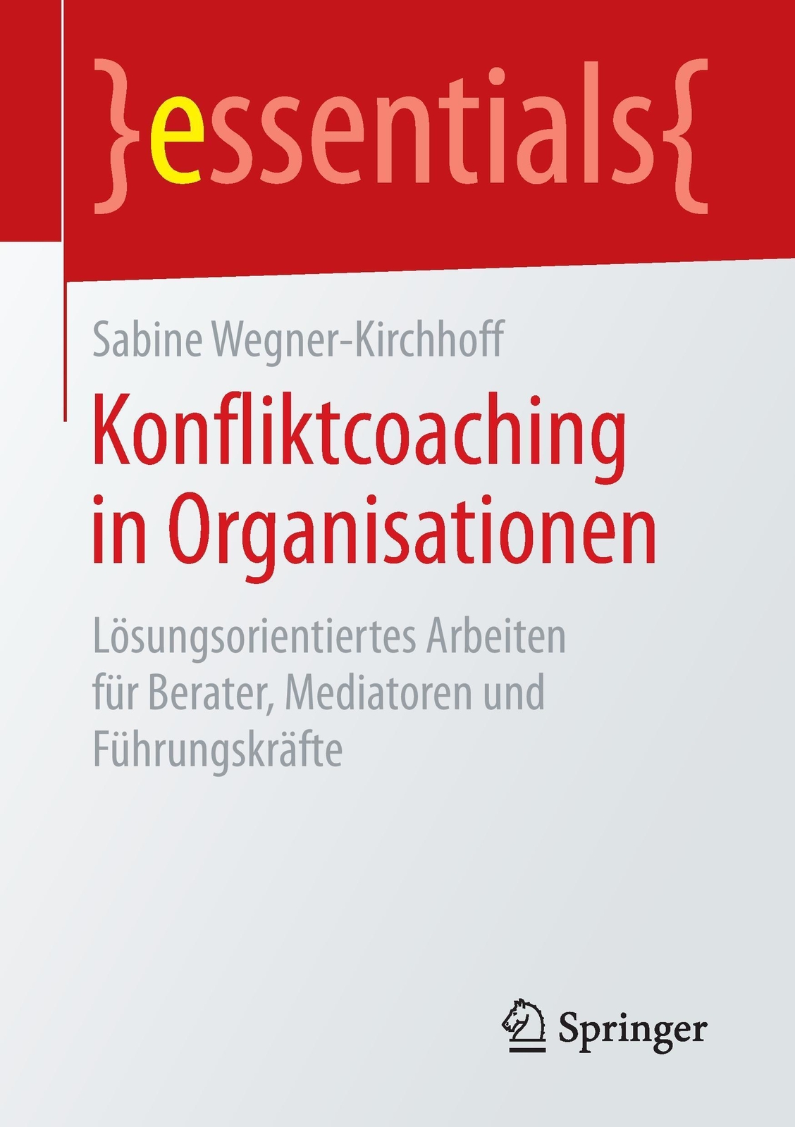 Thumbnail - Konfliktcoaching In Organisationen Sabine Wegner-kirchhoff Taschenbuch