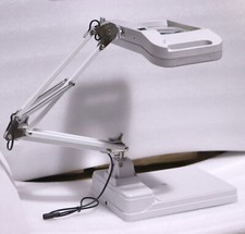 5X Magnifier LED Lamp Light Magnifying White Glass Lens Desk Table Repair Tool