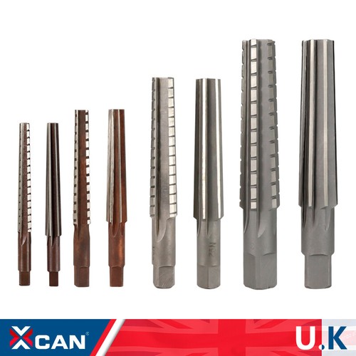 2pcs MT0/MT1/MT2/MT3/MT4 Hand Reamers Steel Fine/RoughEdge Morse Taper