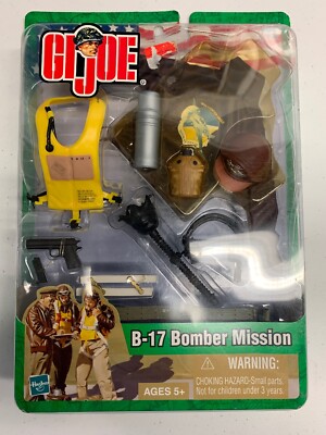 NEW 2003 Hasbro GI JOE Accessories B-17 BOMBER MISSION PACK FOR 12/" FIGURES