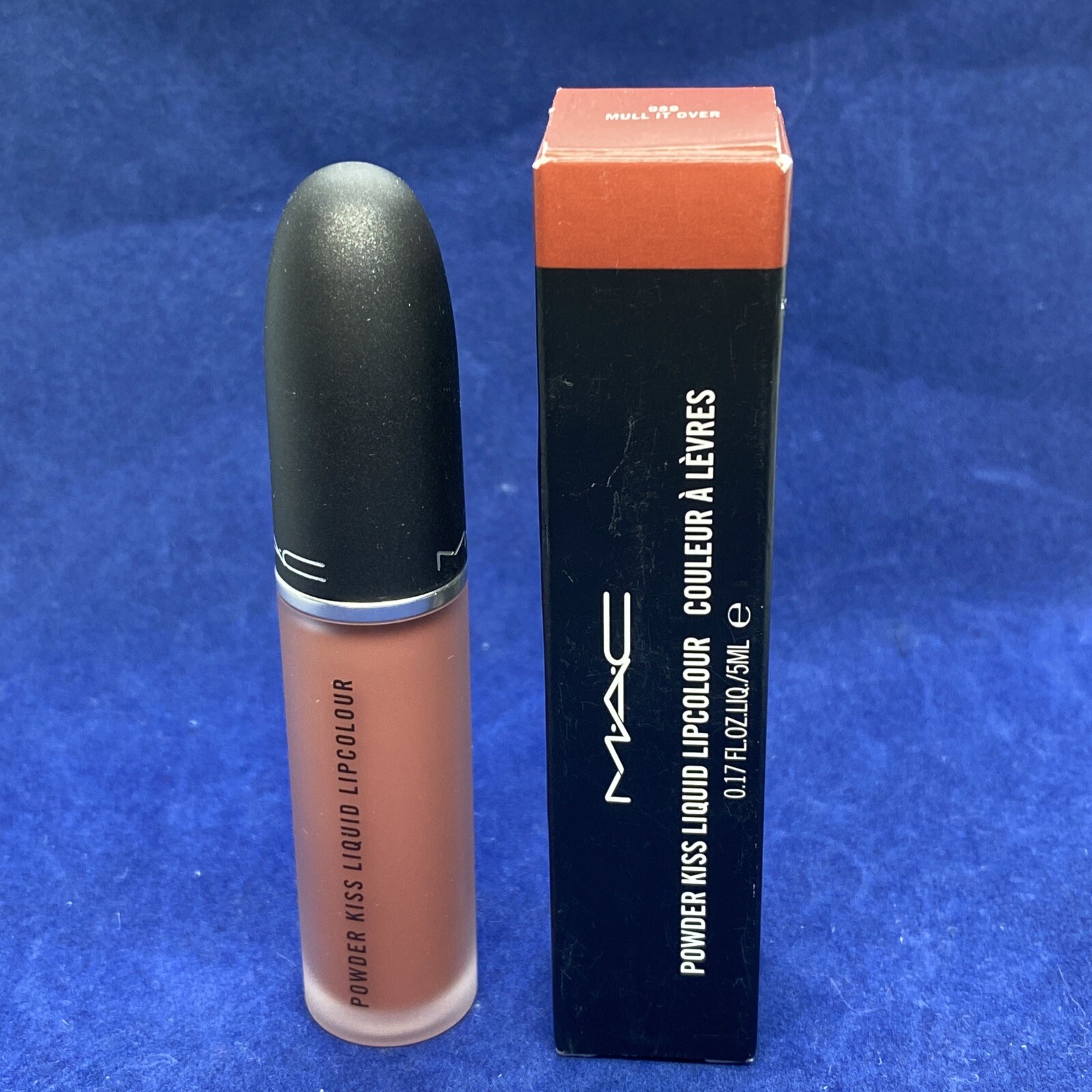MAC Powder Kiss Liquid Lipcolour Shade 989 MULL IT OVER Full Size 5ml