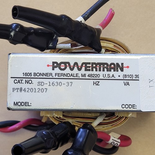 POWERTRAN CAT. NO. SD-1630-37 PT #4201207 TRASFORMATORE, 1PH - Foto 7 di 10