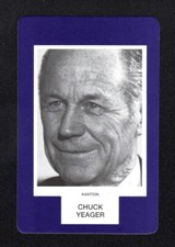 Chuck Yeager Test Pilot 1993 Face To Face Game Card Canadian Issue