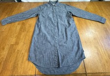 The North Face Women’s Indigo Denim Chambray Long Sleeve Shirt Dress Size Medium