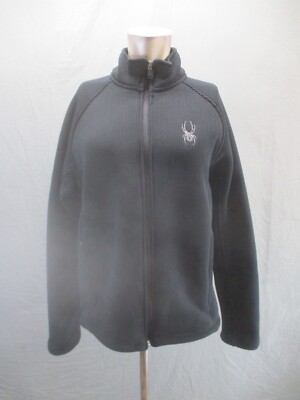 SPYDER Size S Mens Zip Up Stand Collar Pocket Sherpa Lined Athletic Jacket 664