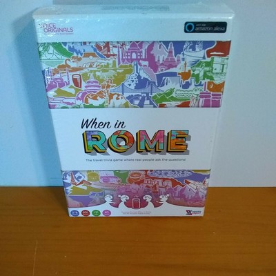 2018 SENSIBLE OBJECT WHEN IN ROME TRIVA GAME REQUIRES AMAZON ALEXA