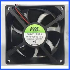 1PCS FYH8025D24MS DC24V 0.18A 8CM 2-wire silent cooling fan