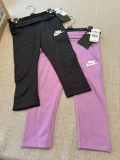 You Get 2 Pairs!!!! Both Colors. Nike 2T Leggings Black And Purple