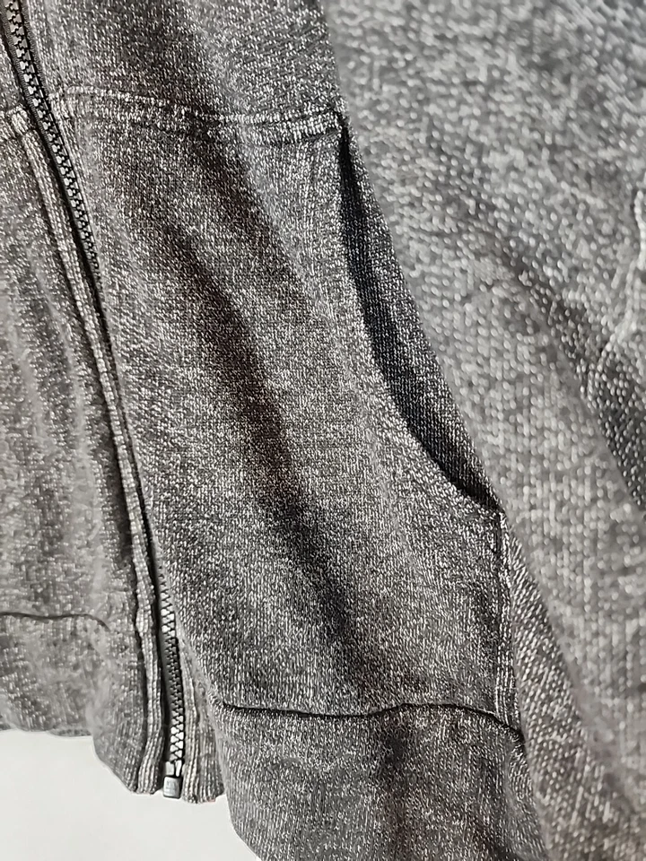 Sudadera con capucha para mujer The North Face con cremallera gris oscuro negra talla M suave waffle K2 Savage Mtn Foto 3 de 4