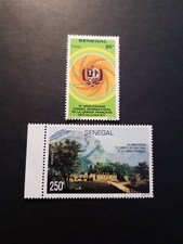 Stamp Africa Senegal No. 462/463 New Without Gum 1977
