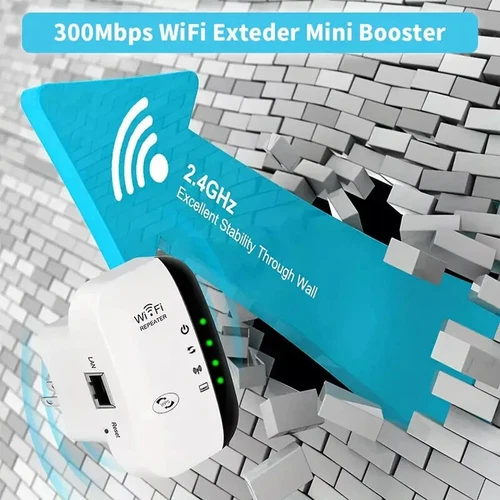 WLAN Verstärker Repeater Wifi Signal Verstärker EU Router Booster 300 Mbit/s - Picture 11 of 13