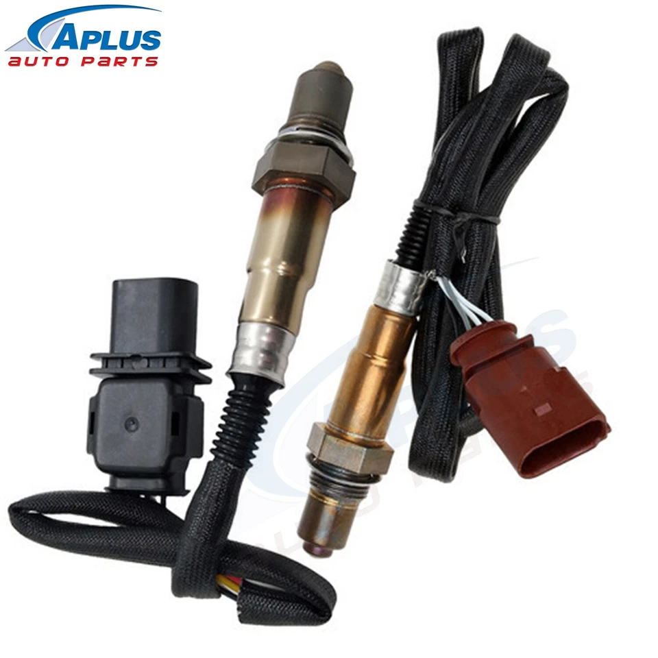 Sensor de oxígeno aguas arriba y aguas abajo 2 piezas para Audi TT Quattro Base 2008-2009 3,2 L Foto 2 de 4