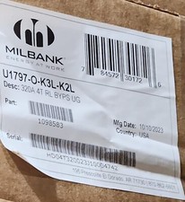 NEW Milbank U1797-O-K3L-K2L Meter Socket, Bypass, 4 Terminal Single Phase UG