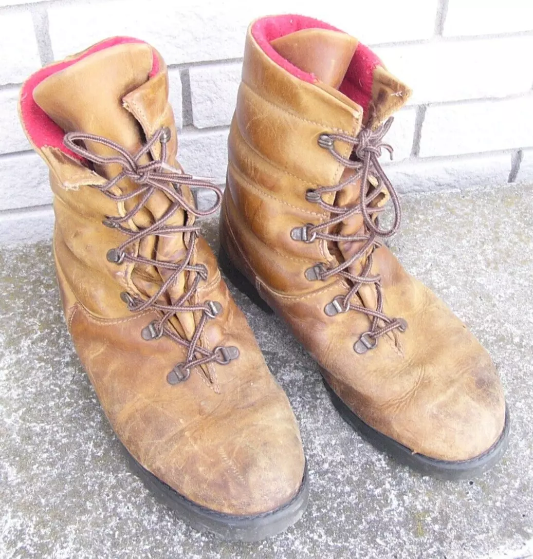 Vtg North Star Leather Winter Work Boots Cougar Mens Size 11 Made in Canada