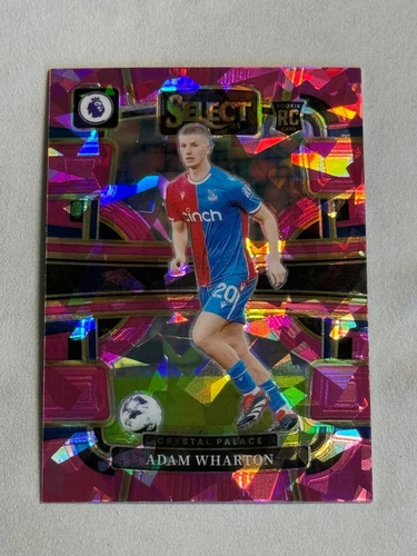 2023-24 Panini Select Premier League Terrace Pink Ice Adam Wharton Rookie RC #38