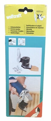 Wolfcraft 1820 Corner Sander Attachment Converts Angle Grinders To Sanders(7B)