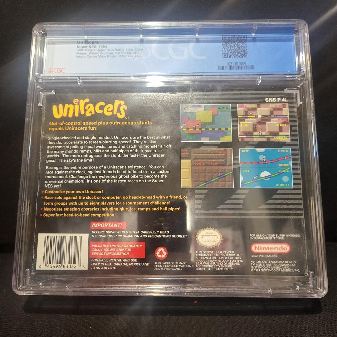 Uniracers (Super Nintendo Entertainment System, 1994) for sale