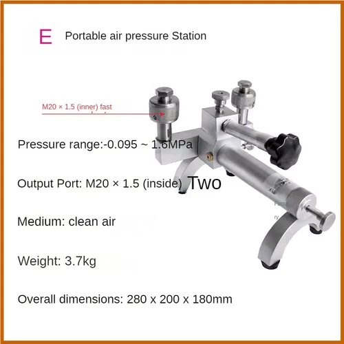 Portable Gas Pressure Pump Handheld Gas Pressure Source Calibration Station - Picture 12 of 27