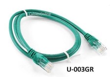 Intellinet 3ft CAT5E UTP Ethernet RJ45 Patch Cable GR