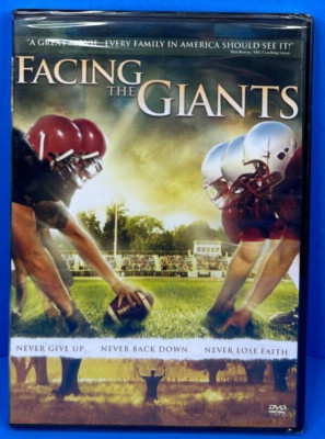 Facing the Giants (DVD 2007 PG Widescreen) Never Give Up Brand New/Sealed