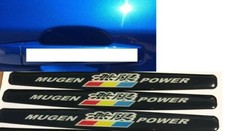 New 4x Jdm Mugen Door Handle Sticker Guard Decal Badge Pvc Fit Civic Accord Crv