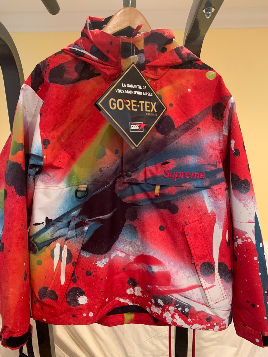 Supreme Gore-Tex Anorak Rammellzee Red SS20 Size Small BRAND Supreme Gore-Tex Anorak Rammellzee Red SS20 Size Small BRAND