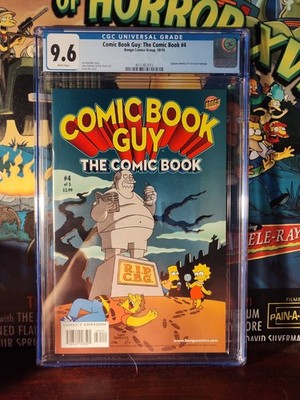 2010 The Simpsons Comic Book Guy The Comic Book # 4 CGC 9.6