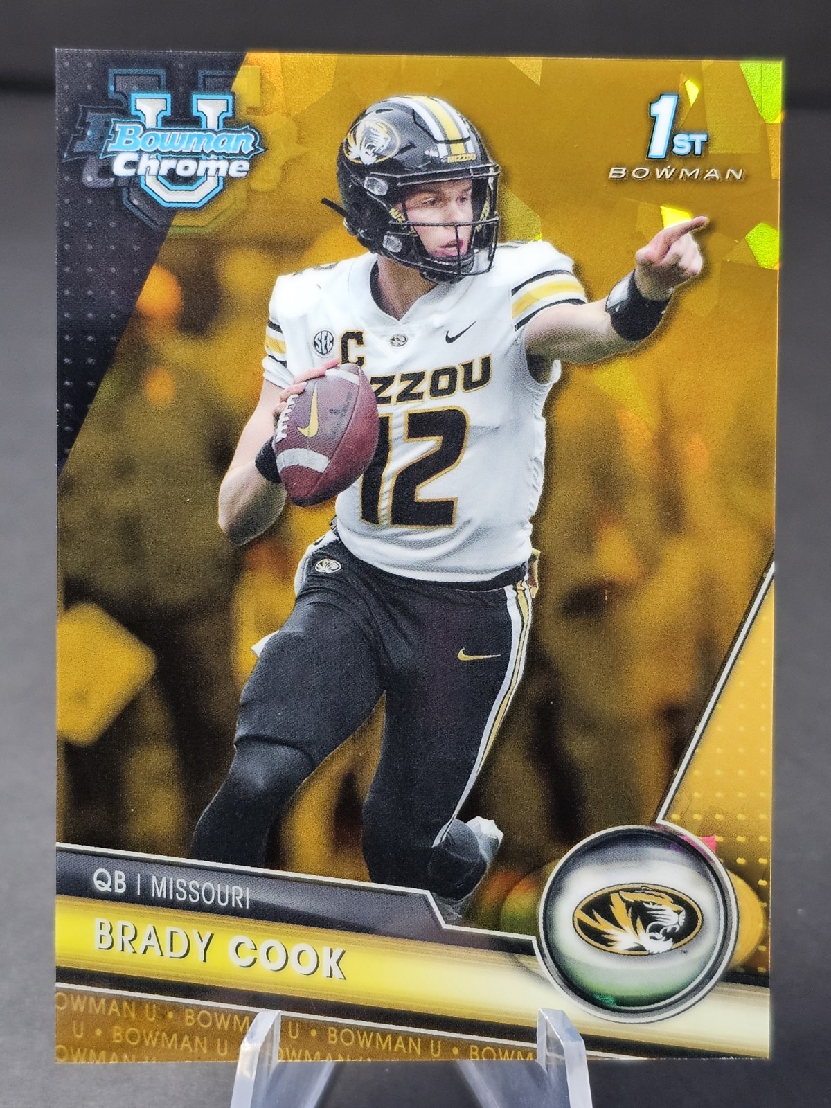 2023 Bowman U Chrome Sapphire Brady Cook #131 1st Bowman Gold Refractor /50 Jets