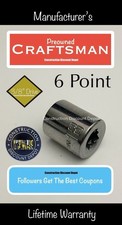 USED Craftsman 6 Point 3/8" Drive Chrome Shallow 18mmSocket CMMT43579 18 mm
