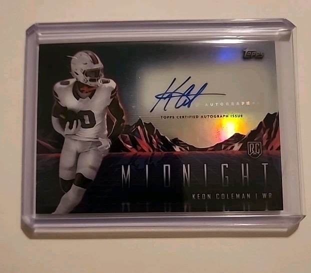 🦬2024 Topps Midnight Rookie Horizon Signatures Keon Coleman