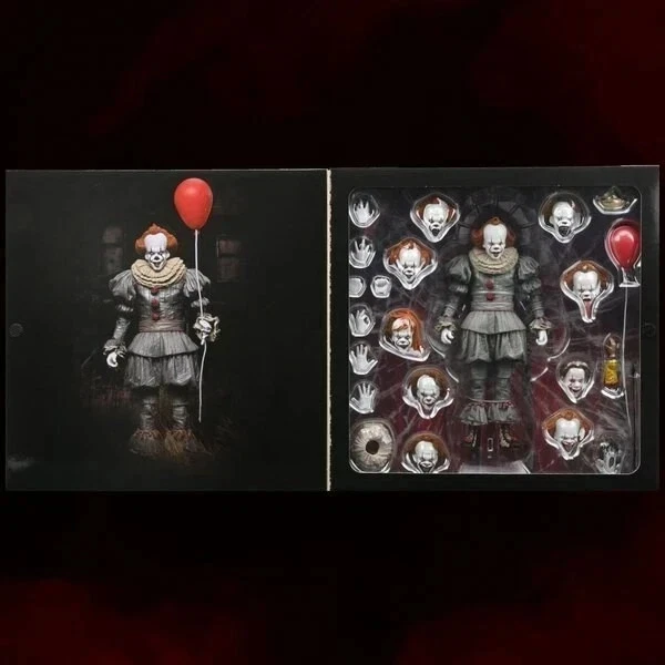 Figurine Pennywise NECA 18 cm édition The Many Faces of Pennywise - Photo 3/4