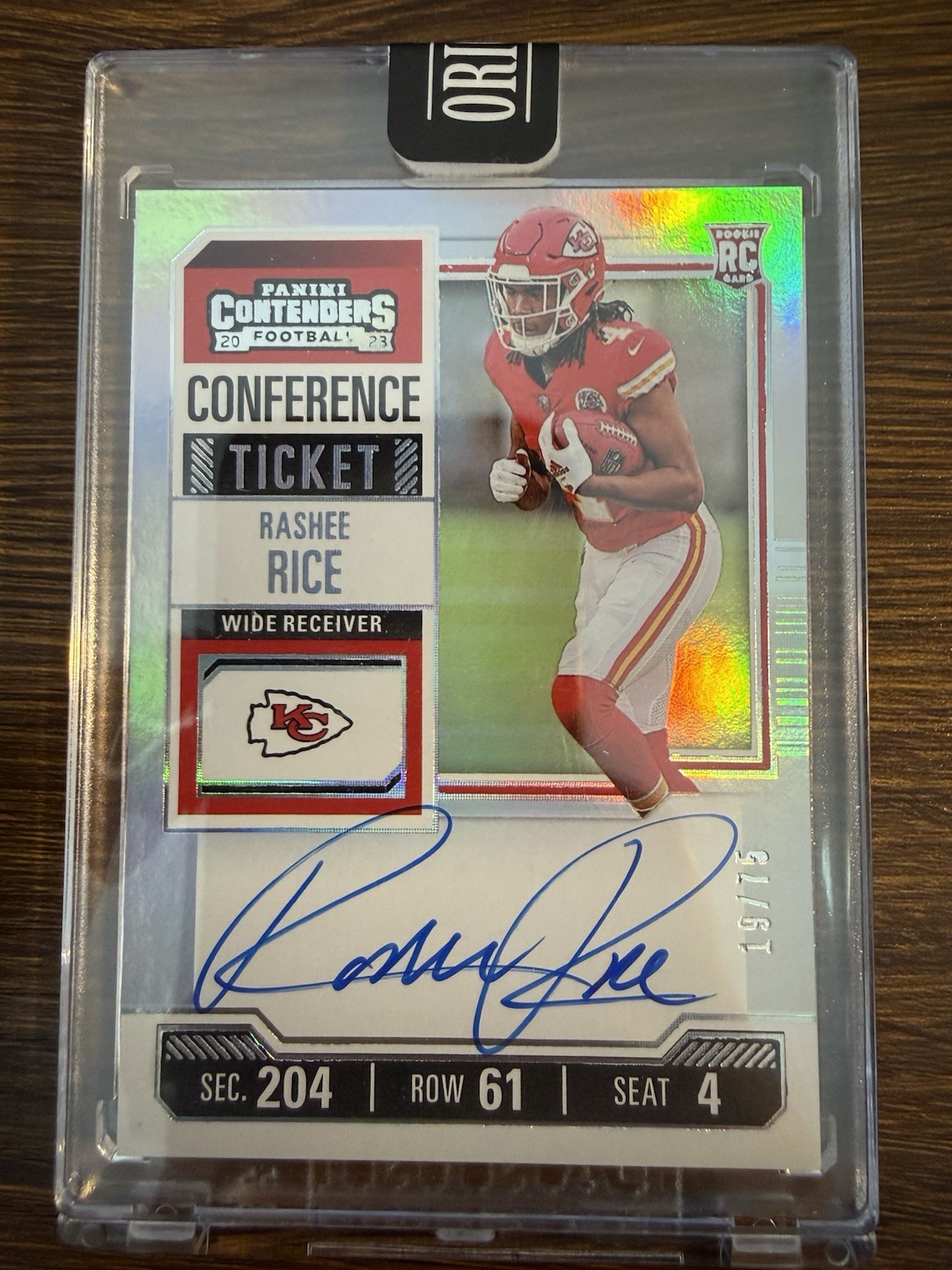 Rashee Rice Panini Contenders #129 Autograph Conference Ticket