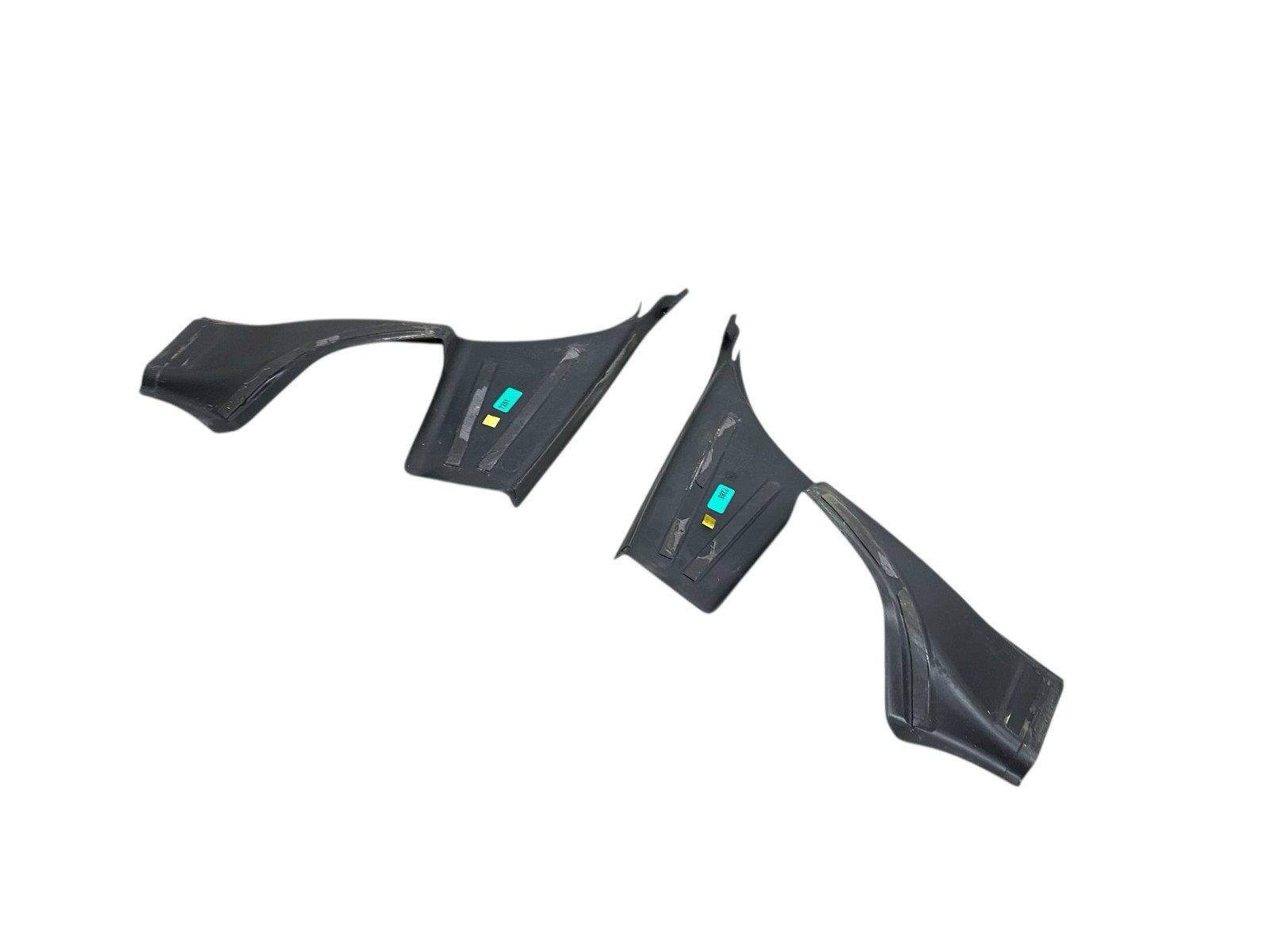2015 BENTLEY CONTINENTAL LEFT & RIGHT REAR TRUNK RAIN CHANNEL COVER PANEL SET