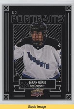 2024 Upper Deck PWHL 1st Edition UD Portraits Sarah Nurse #P-8 READ 2o7