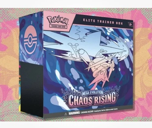 Pokemon TCG Chaos Rising Elite Trainer Box ETB New Sealed Elite Trainer Box