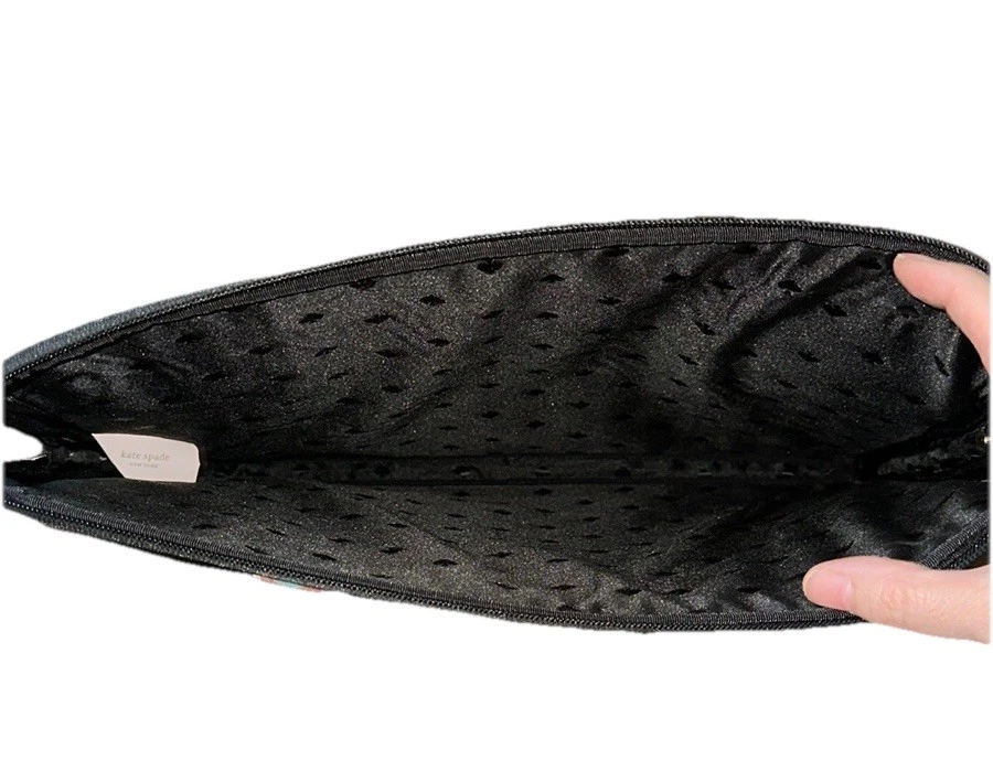 Kate Spade Blake Avenue Dawn Rose Negro Multi 15" Cremallera Laptop Estuche Funda Floral Foto 4 de 4