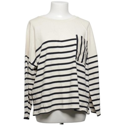 Weekend MaxMara, Strickpullover, Größe: XL, Weiß/Schwarz, Baumwolle #nGA