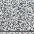 Vintage Concord Fabrics Blue Florals & Butterflies Cotton by the HALF YARD